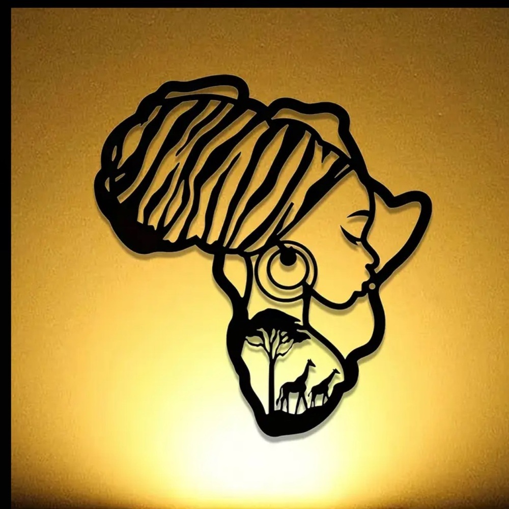 No Boundaries Black Silhouette Wall Art